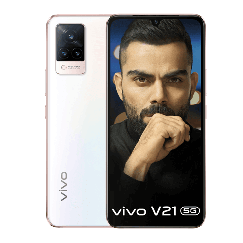 Buy Vivo V21 5G 128GB 8GB RAM Arctic white now Online