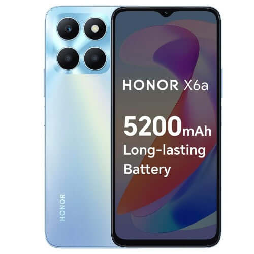 Honor X6a 128GB 4GB Cyan Lake 4G Smartphone