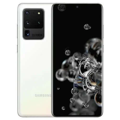 Samsung Galaxy S20 Ultra (128GB, 12GB RAM) 5G Dual Sim Cloud White -