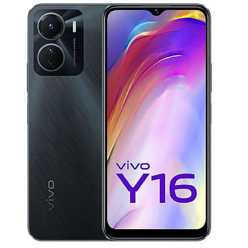 Vivo Y16 Single SIM (Stellar Black, 6GB RAM, 128GB) -