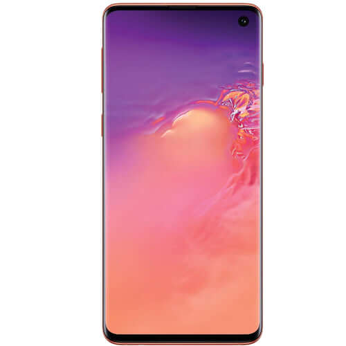 Galaxy S10 (128GB, Flamingo Pink) in the
