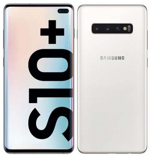 SAMSUNG Galaxy S10 Plus (128GB 8GB Ram) Ceramic White -