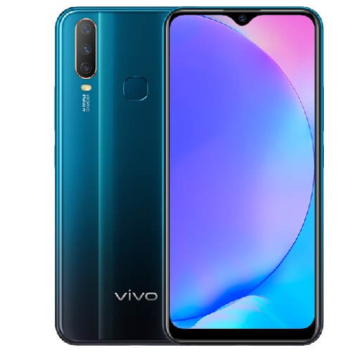 Vivo Y17 128GB, 6GB Ram Single Sim Peacock Blue Online at