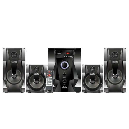 Elista Multi Media Speaker Diamond 4.1 AUTFB, Black & Brown -
