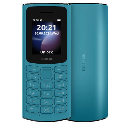 Nokia 105 4G Blue Online Best Price
