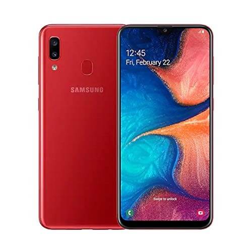 Samsung Galaxy A20 Smartphone 32GB 4G Single Sim Red