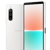 Sony Xperia 10 mark 4 128GB 6GB Ram White smartphone showcasing back and front display design.