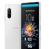Sony Xperia 10 mark 3 128GB 6GB Ram White smartphone showcasing OLED display and sleek design.