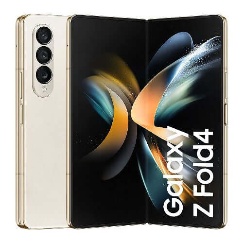 Shop Samsung Galaxy Z Fold4 Mobile Phone 256GB Beige at