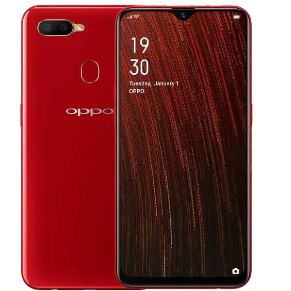 Oppo A5S, 128GB, 4GB Ram ,4G LTE Red