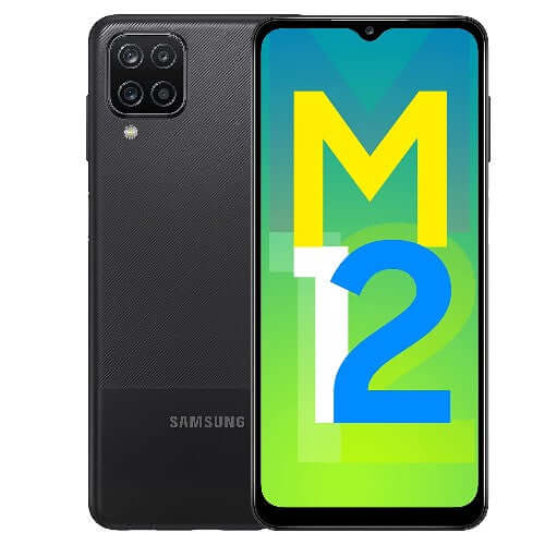 Samsung Galaxy M12 LTE Dual SIM Smartphone, 64GB Storage and 4GB RAM ( Version), Black Brand New