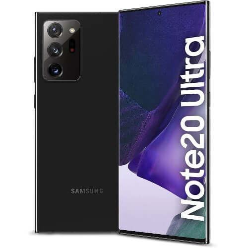 Samsung Galaxy Note20 Ultra 5G Dual SIM Smartphone, 256GB Storage and 12GB RAM Version, Mystic Black Brand New
